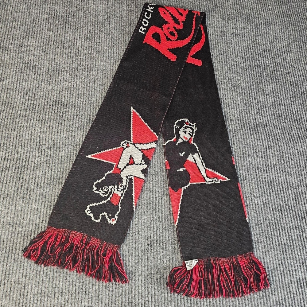 Rocky Mountain Rollergirls Scarf Womens OS Black Ruffneck Scarves Roller Derby